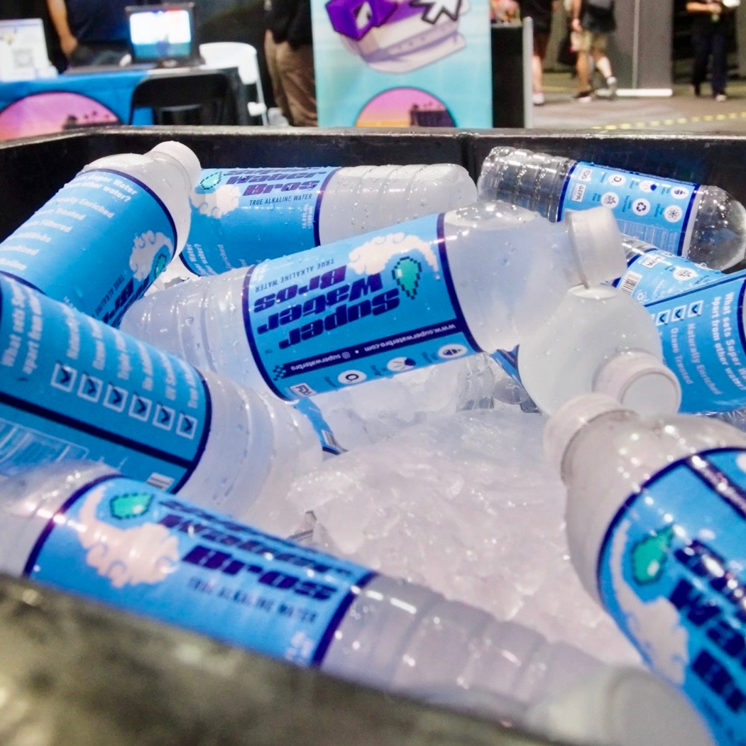 Super Water Bros on ice